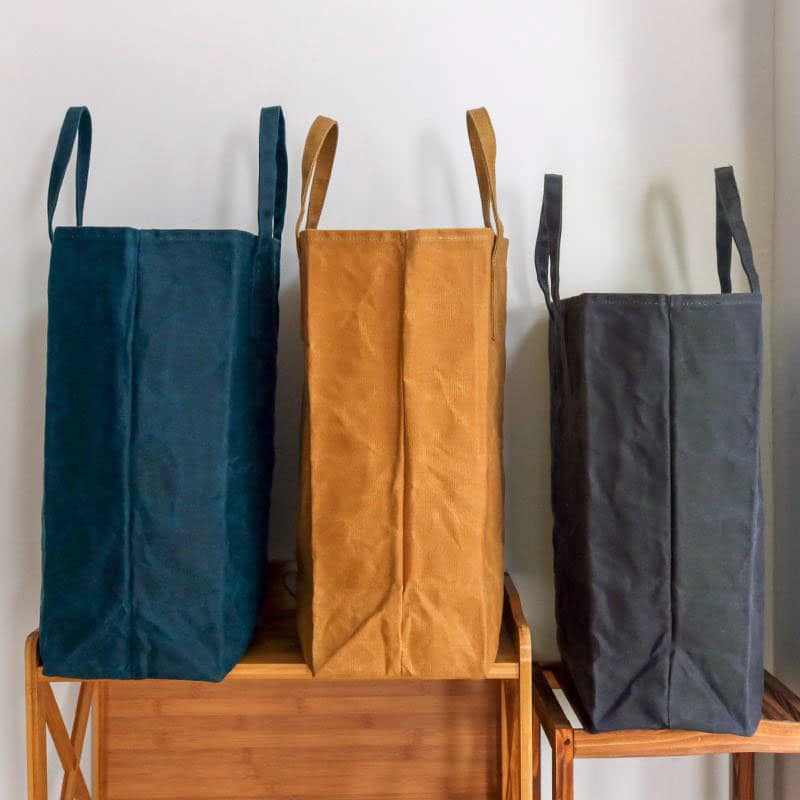 Waxed Canvas Grocery Bags Reusables and More