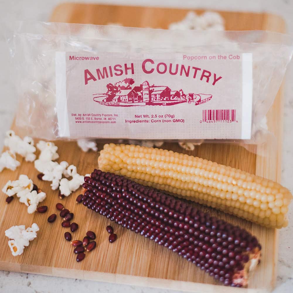 Microwave Popcorn on the Cob Amish Country Popcorn