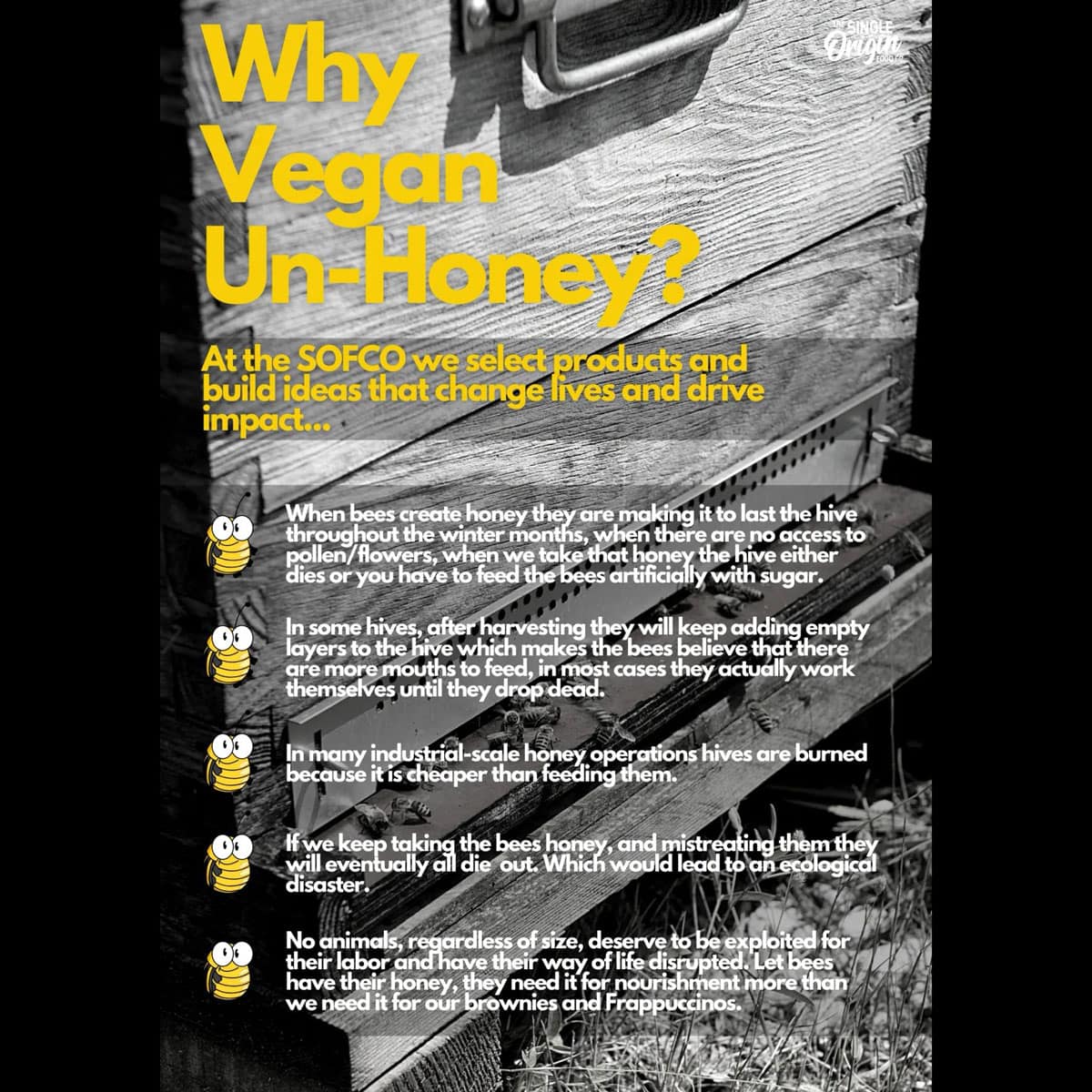 "Nada" SugarFree Vegan Honey The Single Origin Food Co.