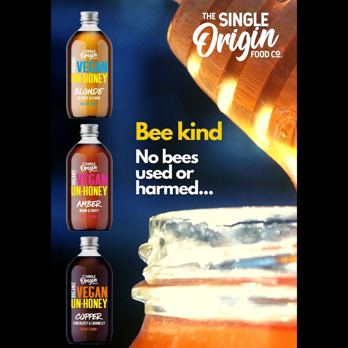 "Nada" SugarFree Vegan Honey The Single Origin Food Co.